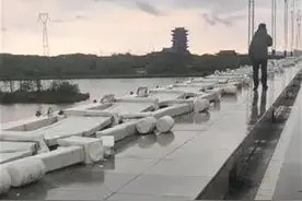 投资近两亿元的大桥围栏倒塌，除了风力太大，还有无其他因素？图片