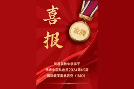 武昌实验中学学子代表中国队出征2024第65届国际数学奥林匹克（IMO），获金牌！图片
