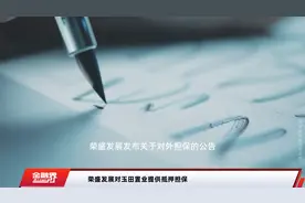 荣盛发展对玉田置业提供抵押担保视频封面