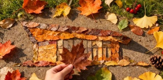 落叶正是橙黄橘绿时！在大街上捡到一整个“蓬莱”