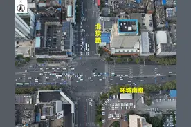 昆明首条“内嵌式直右可变车道”正式启用图片