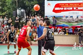 迎“篮”而上！ 清城石角第二届“村BA”篮球大赛精彩启幕图片