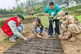 金沙县人武部组织开展“聚力春耕保生产 一线服务显担当”春耕助农活动图片