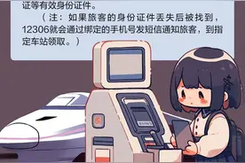 一图了然 | 假期出行提示！坐火车身份证丢失或者忘带了该怎么办？图片