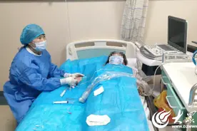 内脏器官反着长——胜利油田中心医院成功为“镜面人”患者实施心腔内电图定位联合超声引导PICC置管术图片