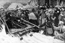 雪橇，俄罗斯古代最受欢迎的交通工具图片