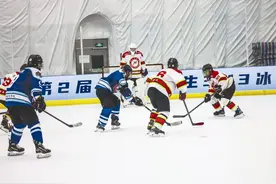 第二届中国大学生3V3冰球挑战赛在哈尔滨开赛图片