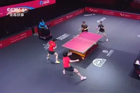 丝滑晋级！“莎头组合”3-0战胜美国组合图片