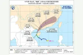 “蝴蝶”今日或登陆徐闻到北海一带，这些地区或现大到暴雨，局地大暴雨→图片