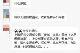 上交所交易系统出现延迟现象，上交所发布公告图片