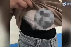 女子胸前腰部绑藏15条活体蛇入境，因行走姿势怪异被发现图片