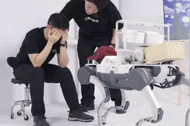 WAIC 2024| AI加持，机器狗学会安慰“主人”图片