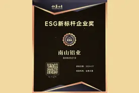 南山铝业荣获“证券之星ESG新标杆企业奖”图片