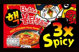 太辣了！丹麦紧急召回三款韩国“火鸡面”图片