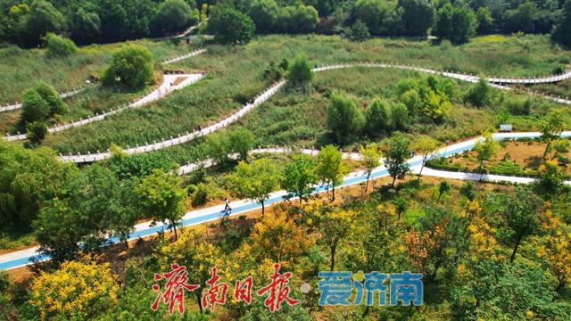 一年四季 泉在济南丨“湖光山色映秋晖”绘就孟家水库诗意画卷