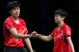 王楚钦/孙颖莎获得WTT球星挑战赛多哈站混双冠军图片