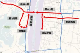 长沙交警：双节长假期间，五一商圈人流过密将视情况交通管控！图片