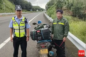 高速公路上“肆意妄为”既危险又会被罚 海南交警提醒→图片