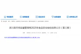 河南省淅川县市场监督管理局2025年食品安全抽检信息公示（第三期）图片