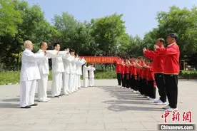 京冀三皇炮捶传人河北冀州切磋交流武术技艺图片