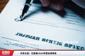 天府文旅：已披露2024年度业绩预告视频封面