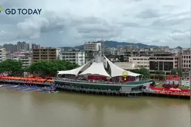海外华媒广东行｜开平龙舟连四海，海外华媒赞侨乡图片