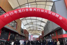龙口市举办2025年“春风行动大型招聘会暨就业援助月”活动图片