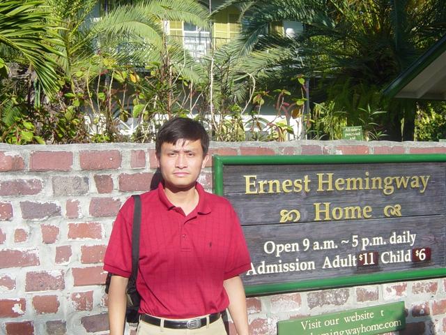 基韦斯特既是海明威创作的战场，也是心灵的港湾