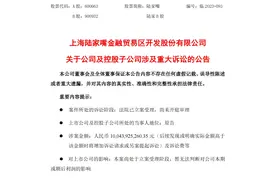 买到14宗“毒地”，陆家嘴索赔100亿案：将依法公开开庭审理图片