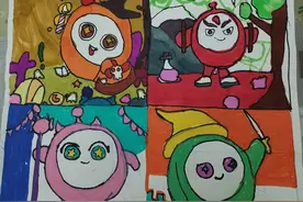 绘画：蛋仔派对｜烟台中小学生“才艺秀”作品选登图片
