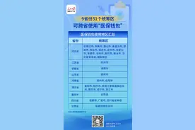 9省份31统筹区医保个人账户开通跨省共济，孩子可将余额转给父母图片