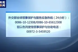 我驻以使馆提醒在以中国公民注意安全图片