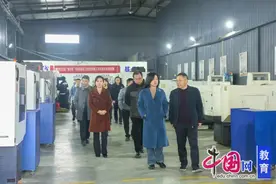 江西省人社厅专家组前往丰城高级技工学校调研指导技师学院申办工作图片