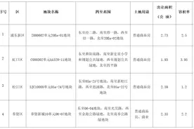 上海2025年首批商品住宅用地项目清单：四宗宅地规划建筑面积22.73万平方米图片