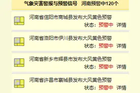 河南120条预警生效中！因大风，这些高速路段禁止所有车辆上站图片