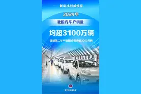 去年我国汽车产销量均超3100万辆图片