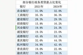 “退名单”平台成信贷新风口，多家银行政务类贷款占比超四成图片