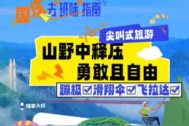 国庆去“班味”指南②丨勇敢且自由，来场高空尖叫式旅游图片