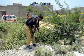 防空系统受袭 无人机击落 印巴紧张局势持续图片