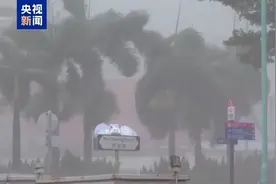 受“桦加沙”影响，香港一酒店玻璃门被冲破，海水倒灌有人被冲倒，最新回应图片