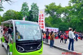 这个“五一”，安江农校纪念园“火出圈” 景区首次推出观光车游园，接待游客量同比增长33.19%图片