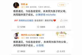 陈晓、陈妍希官宣离婚，九年婚姻走到尽头，情史回顾图片
