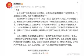 海南航空回应航班备降属正常处置并非“失效”图片