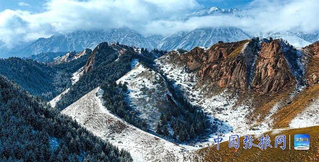 【组图】张掖：雪后祁连山银装素裹景色美