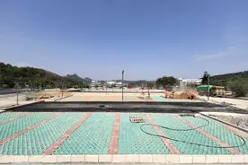 中国天眼景区：全力冲刺5A创建  “五一”假期忙施工图片