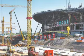 合肥新桥国际机场二期改扩建工程正如火如荼进行图片