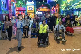 视障人士如何玩转横琴长隆？珠海举行残障人士“体验游”活动图片