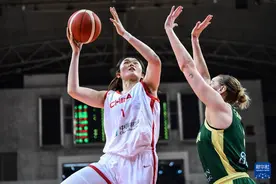 中澳女篮热身赛：中国队不敌澳大利亚队图片