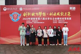 湖南涉外经济学院晋级全国总决赛 荣获2023省第八届大学生企业模拟经营竞赛一等奖图片