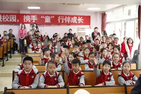 今年广州地铁建设科普进校园第一站，选在这条新线附近图片